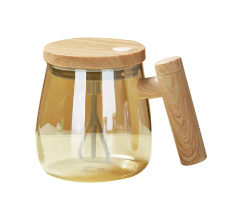 Self Stirring Coffee Mug, Glass Electric Self Mixing Cup - lunazchef.shop