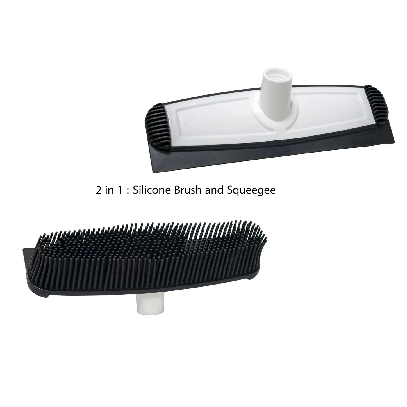 2 in 1 Deluxe Silicone Brush and Squeegee  - lunazchef.shop