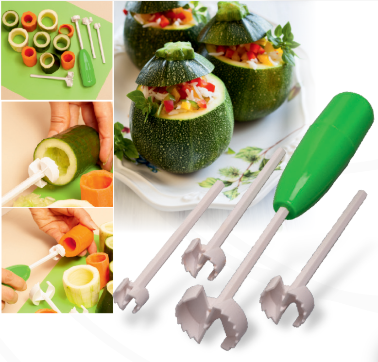 4 Pieces Vegetables corer - lunazchef.shop