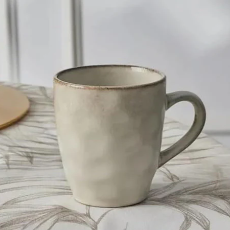 Dosthoff Beige Reactive Glaze Mug 13 Oz