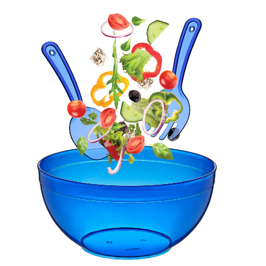 5.5 lt Chef Salad Server Bowl - lunazchef.shop