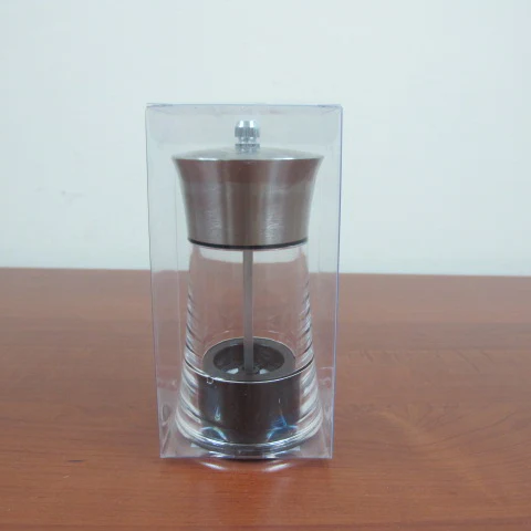 Acrylic with stainless pepper grinder - lunazchef.shop 