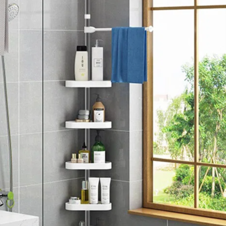 Adjustable Corner Bathroom Rack