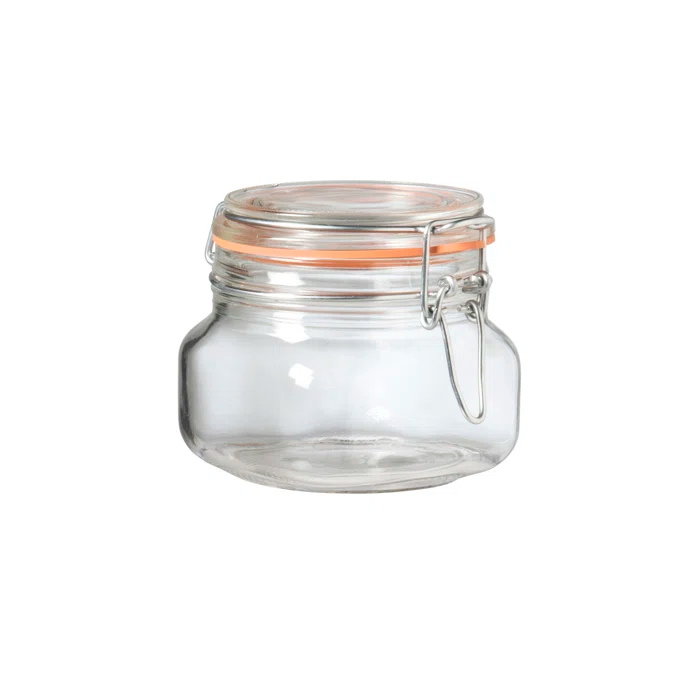 Airtight Glass Canister - 0.5 lt - Lunaz  Shop