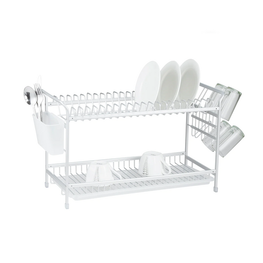 Aluminum Dish Rack 2 Tiers 64.5 cm - lunazchef.shop