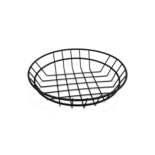 Black Round  Serving Basket 20 cm - lunazchef.shop