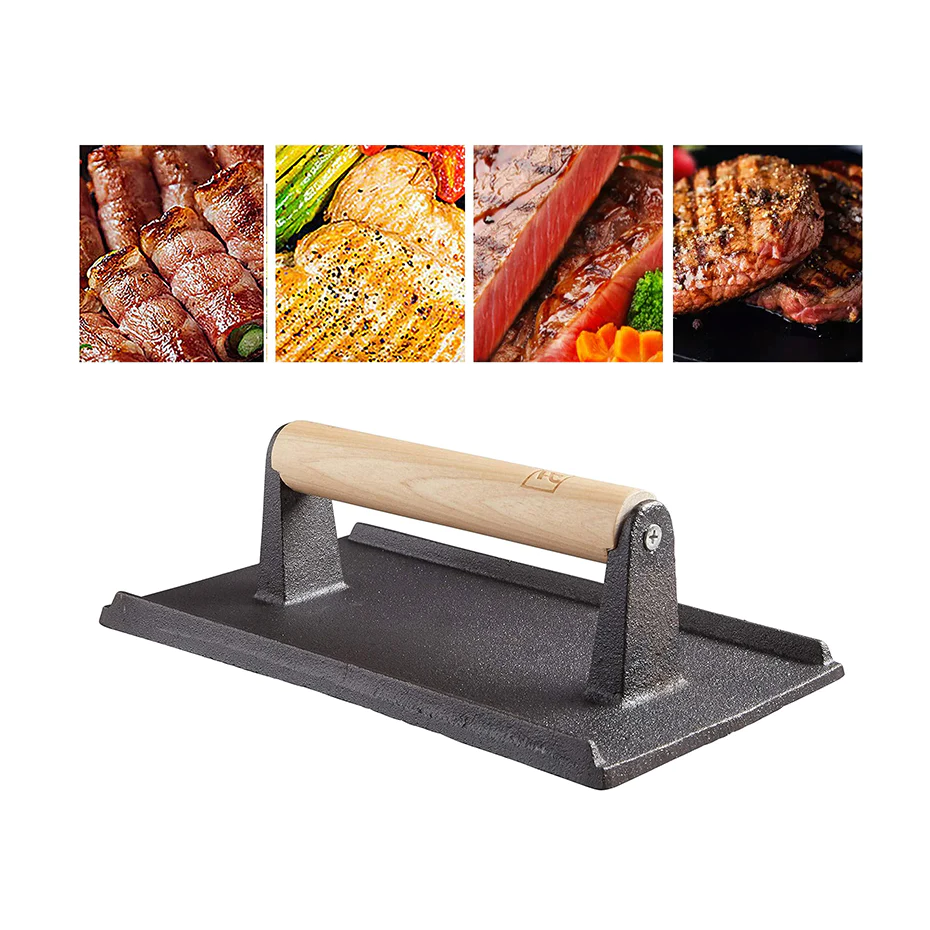 Cast Iron Grill and Sandwich Press - lunazchef.shop