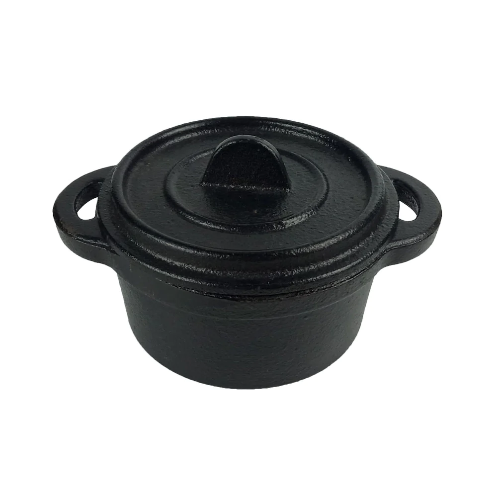 Cast Iron Mini Pot with Lid - lunazchef.shop