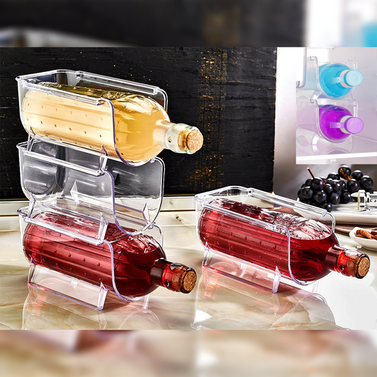 Clear Bottle Organizer 11.5 x 21 x 10 cm - lunazchef.shop