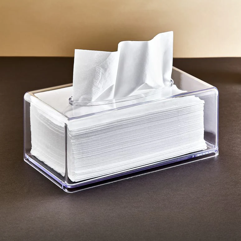 Clear Tissue Box 22x12x8.5 cm - lunazchef.shop