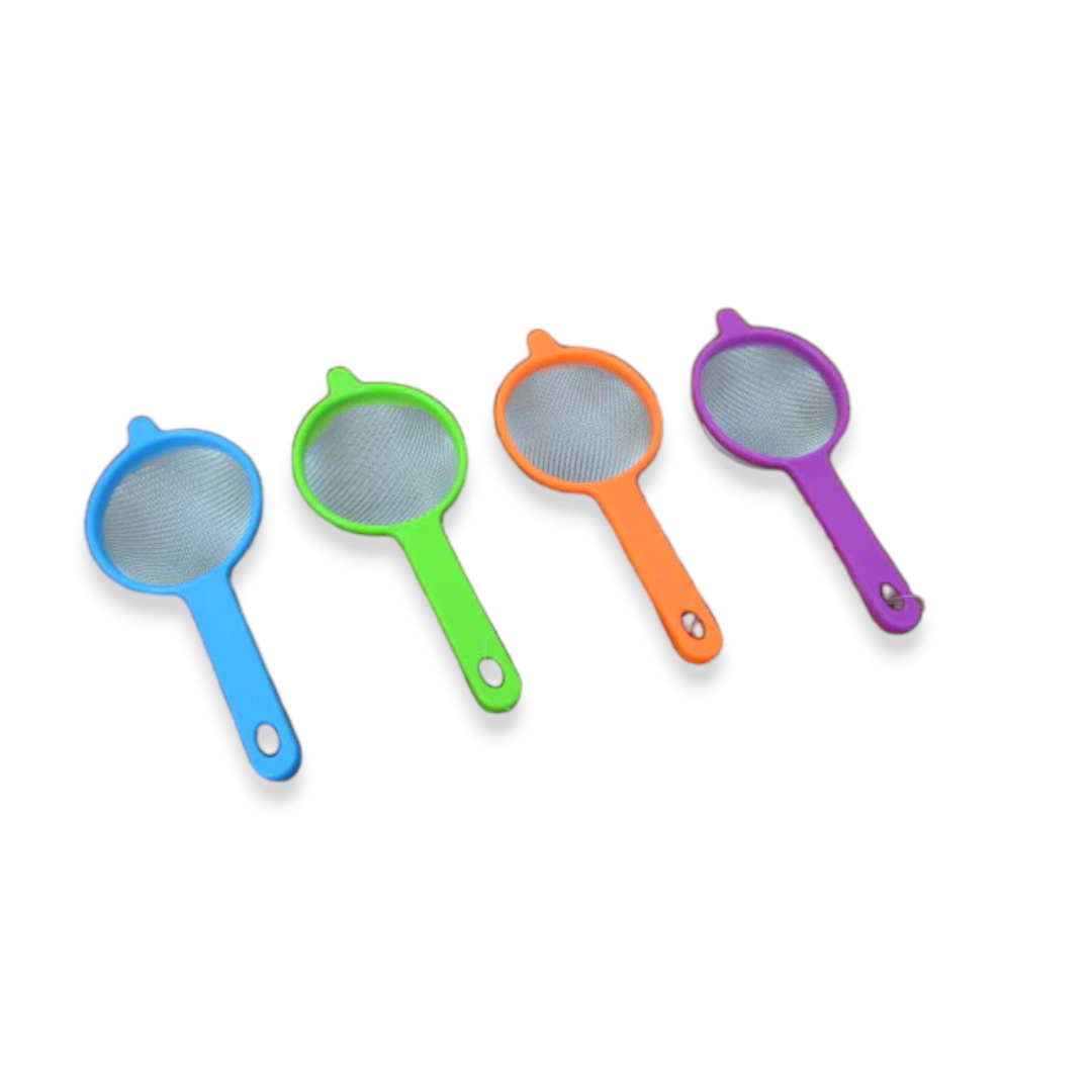 Colorful aluminum mesh strainer 8 cm - lunazchef.shop