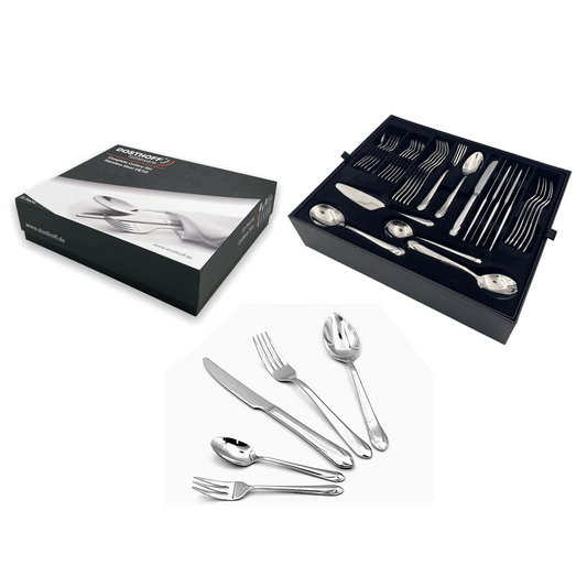 Dosthoff 72 pieces "Emerald" Cutlery Set SS 18-10 - lunazchef.shop