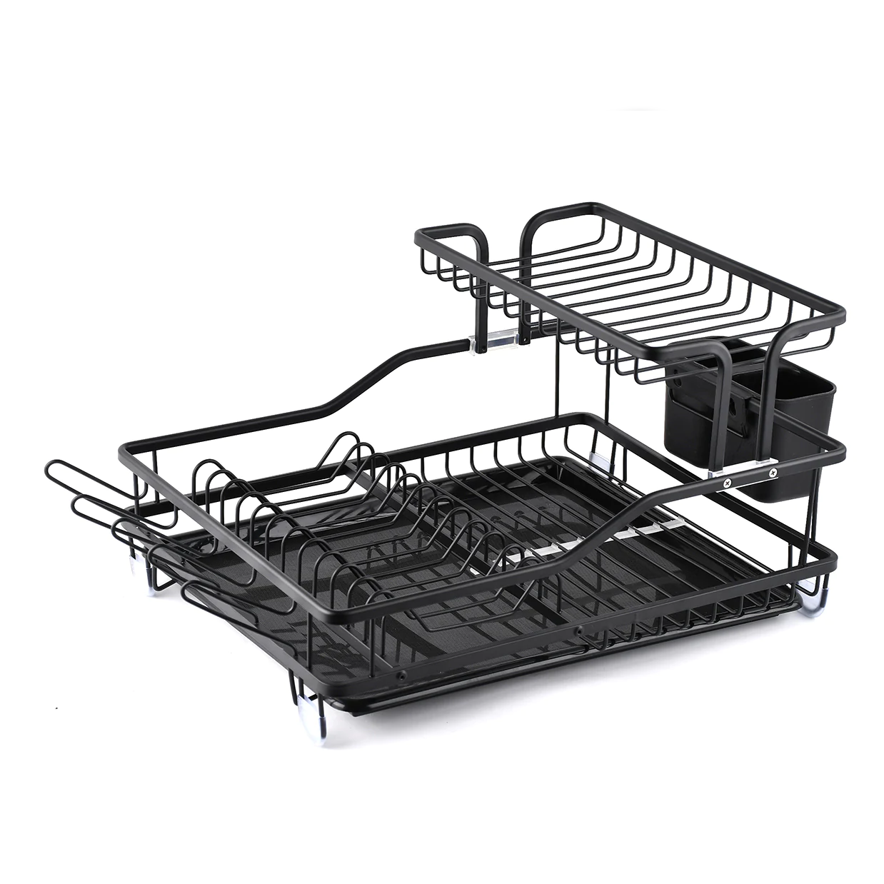 Dosthoff Black Aluminum Dish Rack - lunazchef.shop