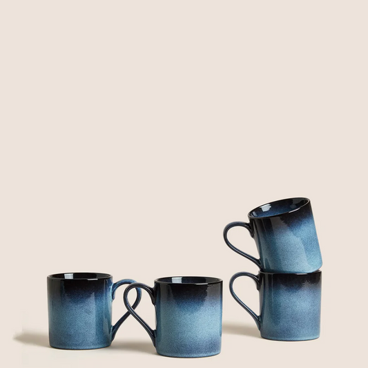 Dosthoff Blue Glazed Small Mug 250 ml - lunazchef.shop