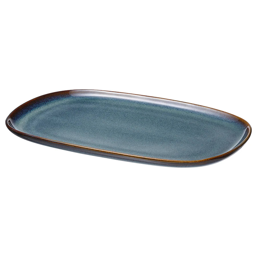 Dosthoff Blue Large Oval Plate 31 cm - lunazchef.shop