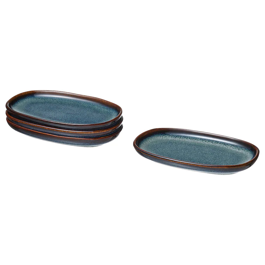 Dosthoff Blue Small Oval Plate 12 cm - lunazchef.shop