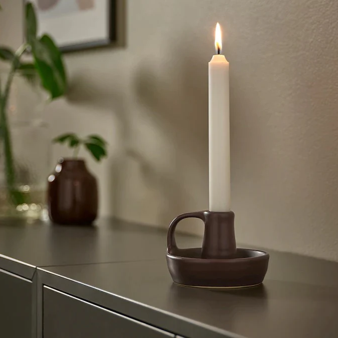 Dosthoff Brown Candle Holder - Lunaz shop