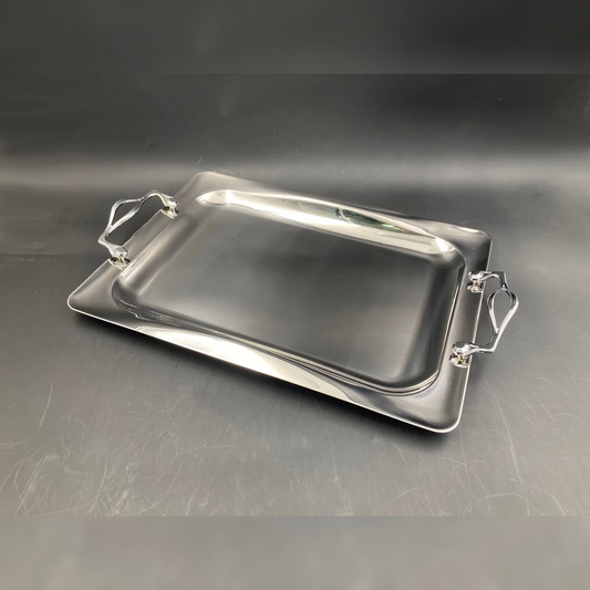 Dosthoff Elegance Serving Tray Premium SS 18/10 44 cm - lunazchef.shop