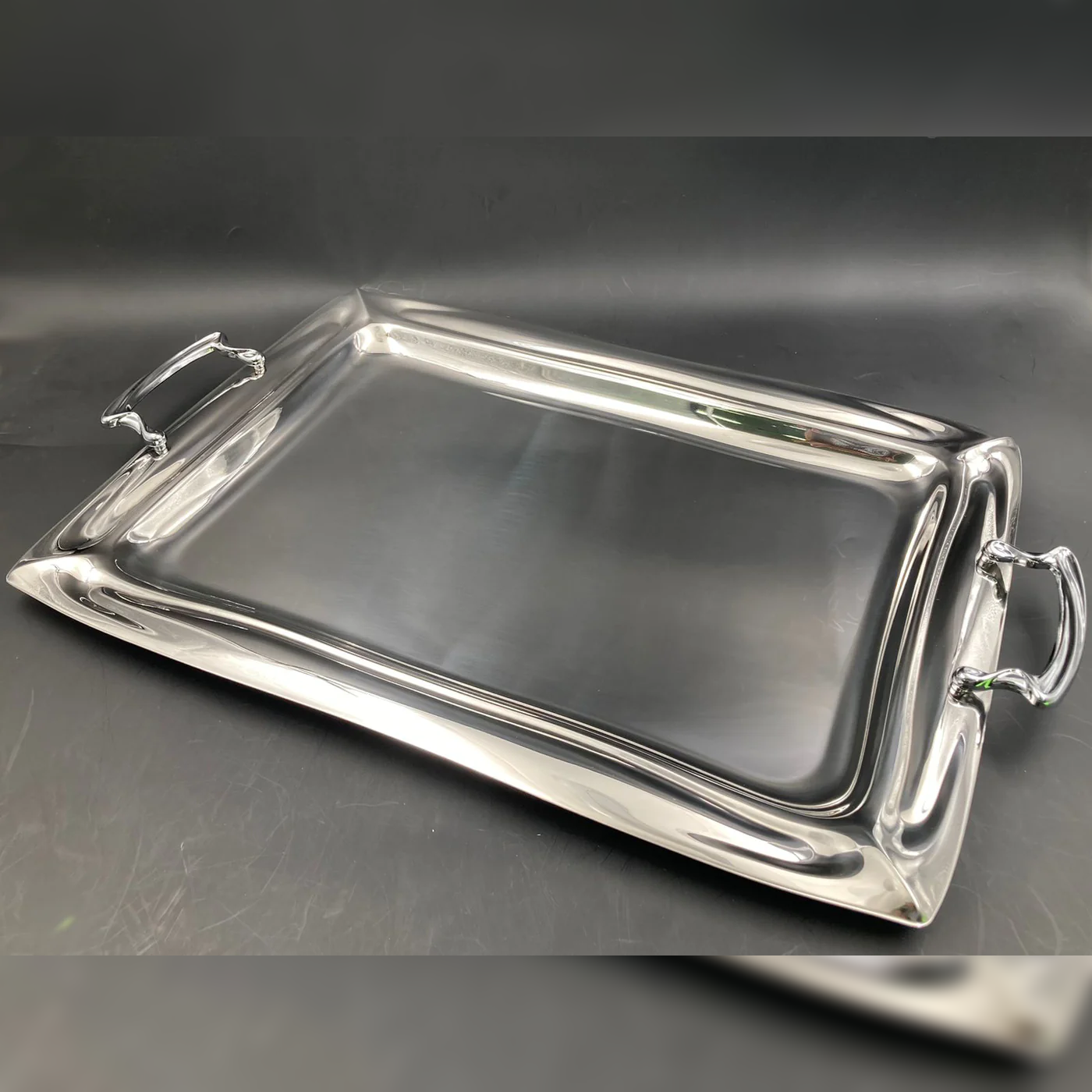 Dosthoff Elegance Serving Tray Premium SS 18/10 50.5cm - lunazchef.shop