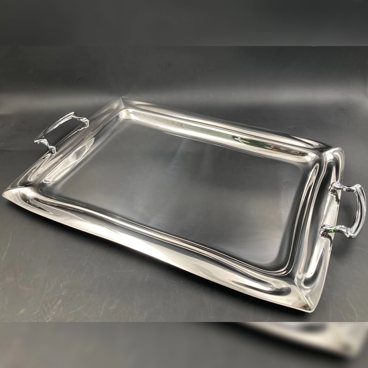 Dosthoff Elegance Serving Tray Premium SS 18/10 50.5cm - lunazchef.shop