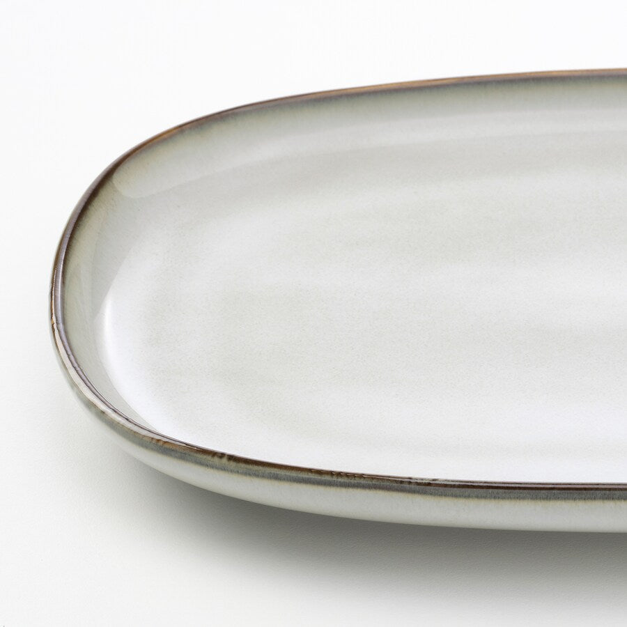 Dosthoff Gray Medium Oval Plate 20 cm - lunazchef.shop