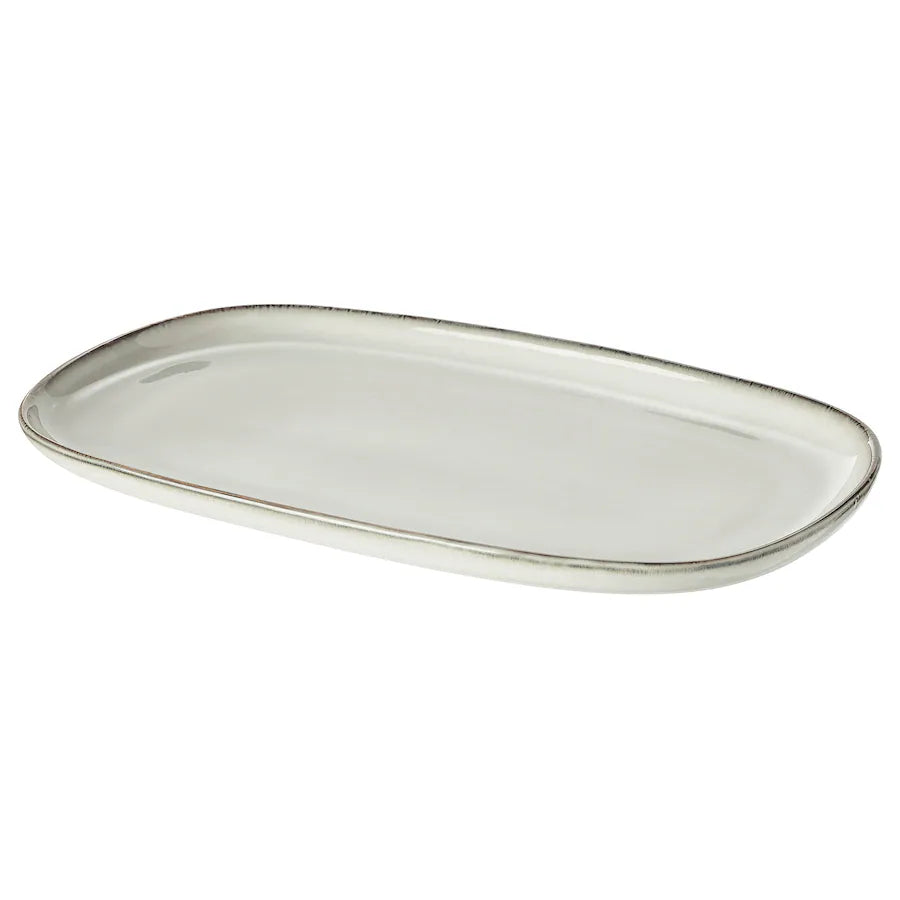 Dosthoff Gray Large Oval Plate 31 cm - lunazchef.shop