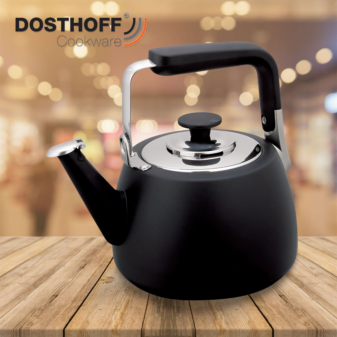 Dosthoff Induction Elegance Black Tea Kettle 2L SS 18/8 - lunazchef.shop