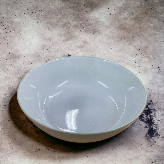 Dosthoff Light Gray Reactive Glaze Bowl 17 cm - lunazchef.shop