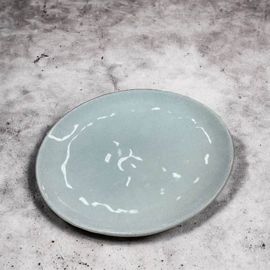 Dosthoff Light Gray Reactive Glaze Side Plate 21 cm - lunazchef.shop