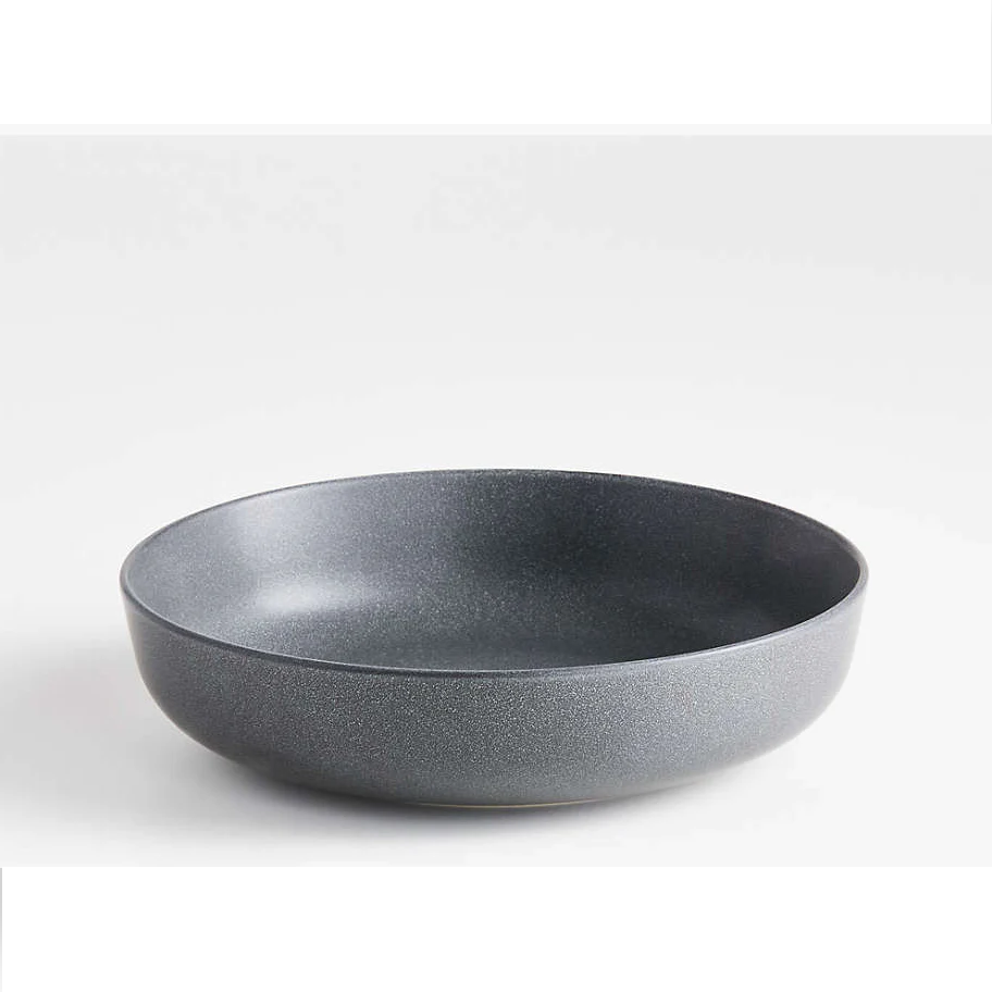 Dosthoff Matt Dark Gray Deep Plate 19 cm - lunazchef.shop