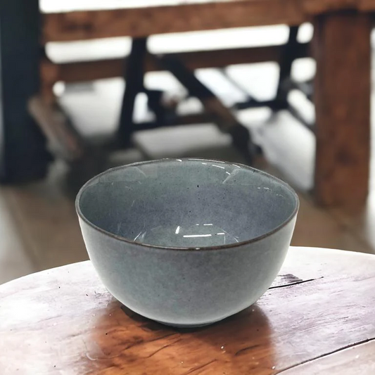 Dosthoff Reactive Glaze Gray Bowl 14 cm - lunazchef.shop