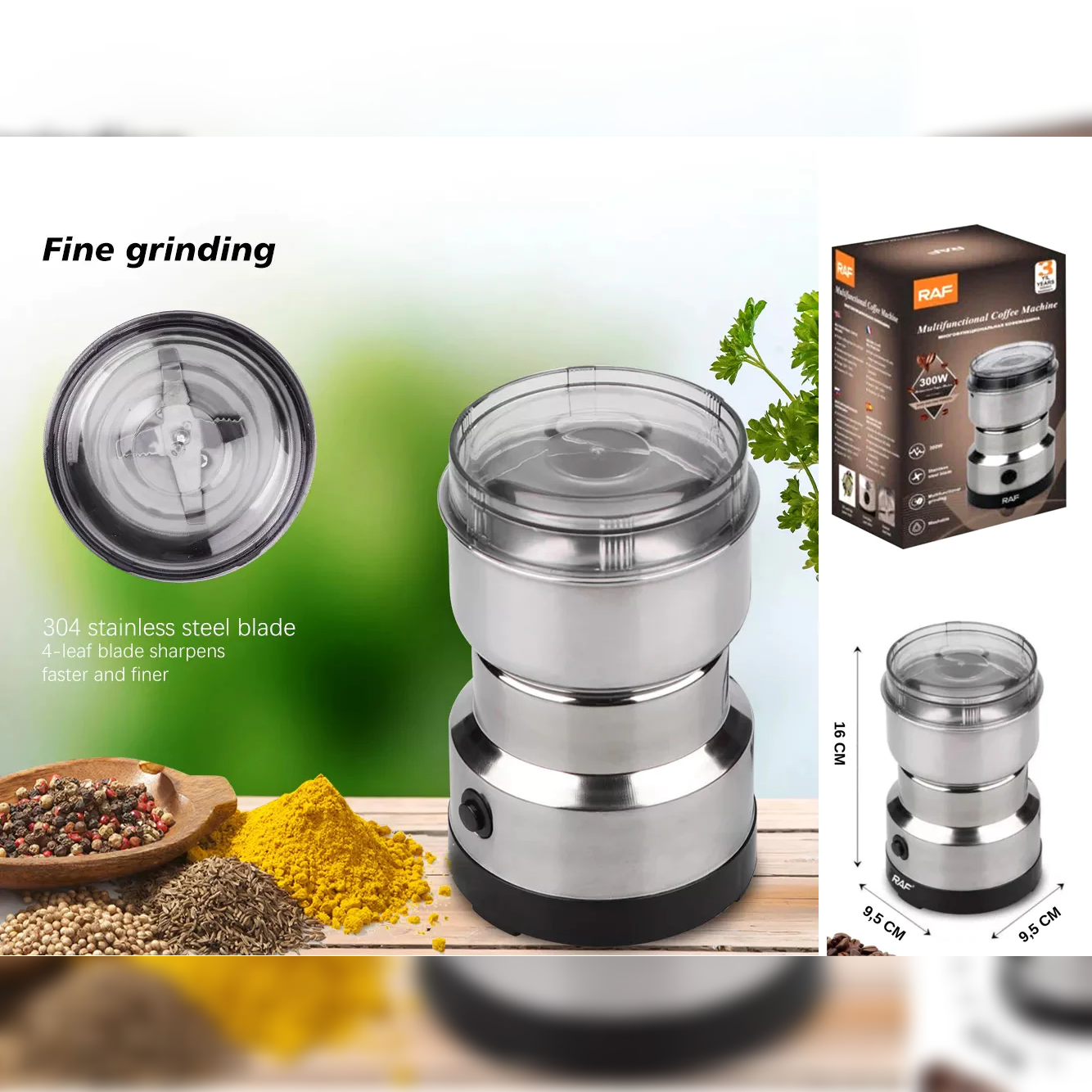 Electric Grinding Machine 300W - lunazchef.shop