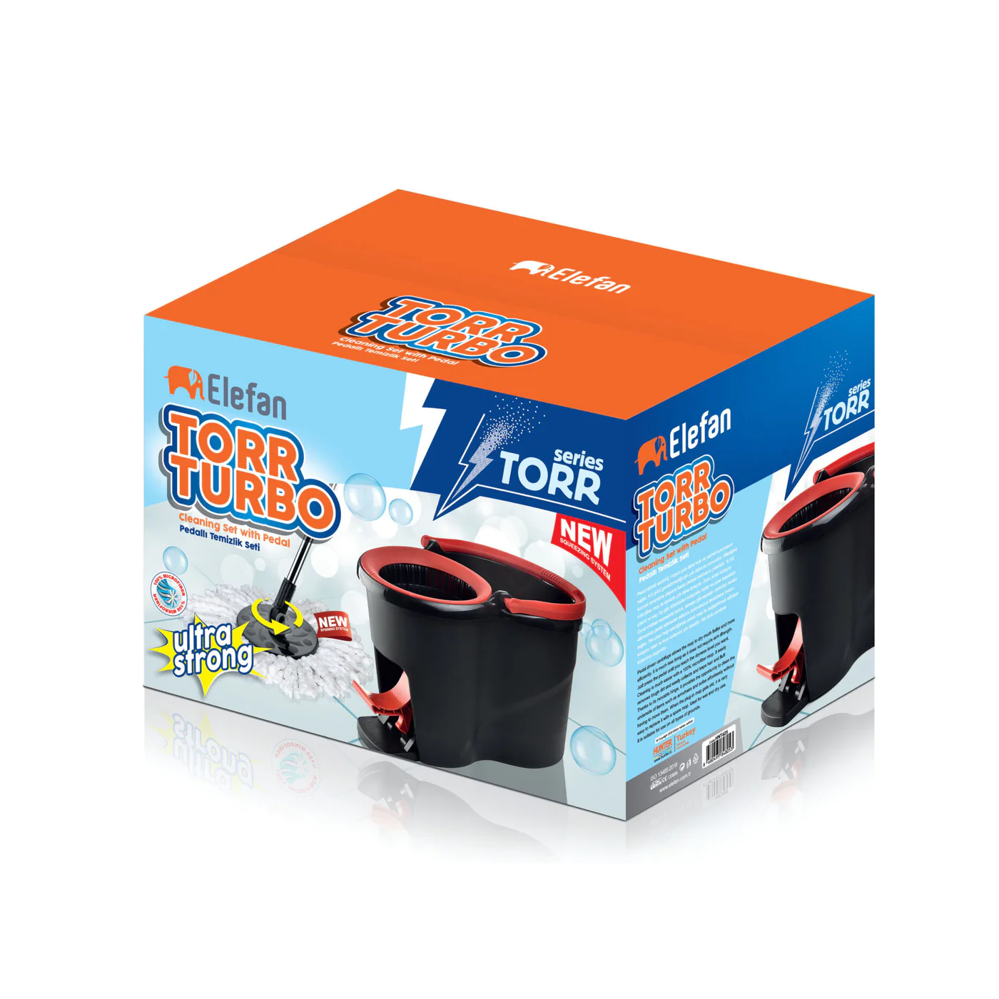 Elefan Torr Turbo Cleaning Set with Pedal - lunazchef.shop