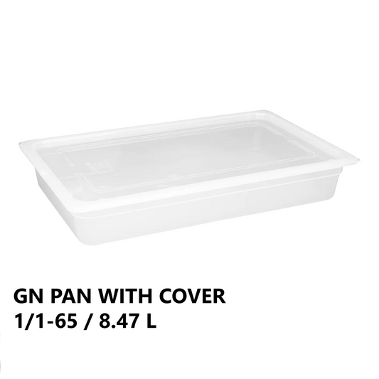 Gastronorm Plastic Storage Container 1/1 65 mm - 8.47L - lunazchef.shop