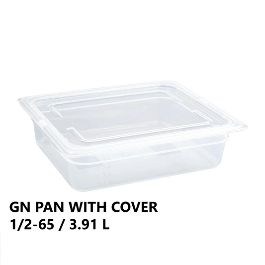 Gastronorm Plastic Storage Container 1/2 65 mm - 3.91 L - lunazchef.shop