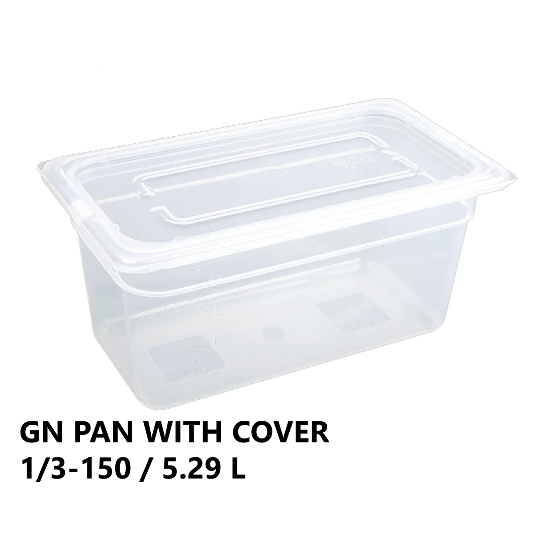 Gastronorm Plastic Storage Container 1/3 150 mm - 5.29L-lunazchef.shop