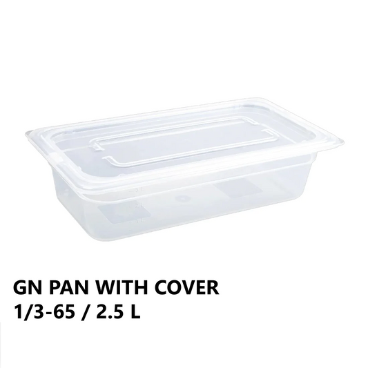 Gastronorm Plastic Storage Container 1/3 65 mm - 2.5L - lunazchef.shop