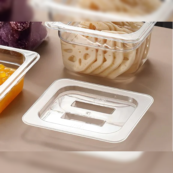 Gastronorm Polycarbonate Container Cover 1/6 - lunazchef.shop