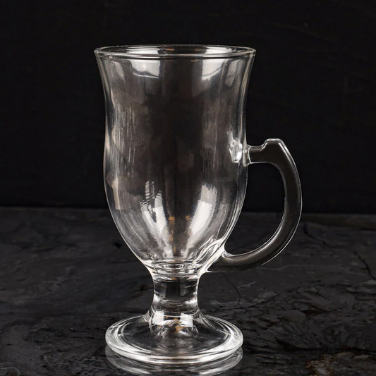 Glass Irish Coffee Mug 23.5 CL X3 - lunazchef.shop