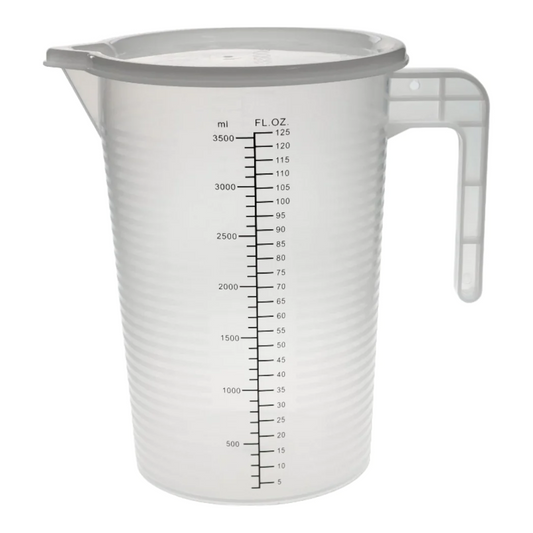 High Quality Plastic Measuring Cup w Cover 3500 ml - lunazchef.shop