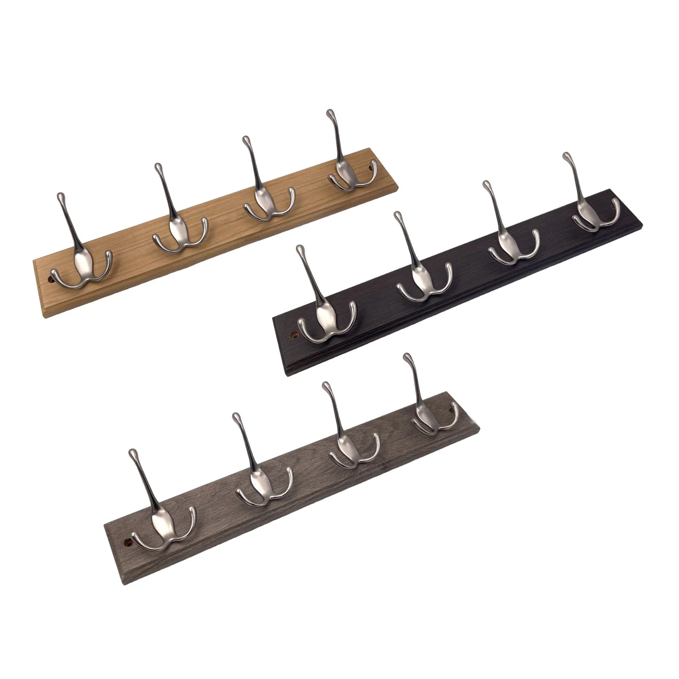 High Quality Wooden Hanger 12 Hooks - lunazchef.shop