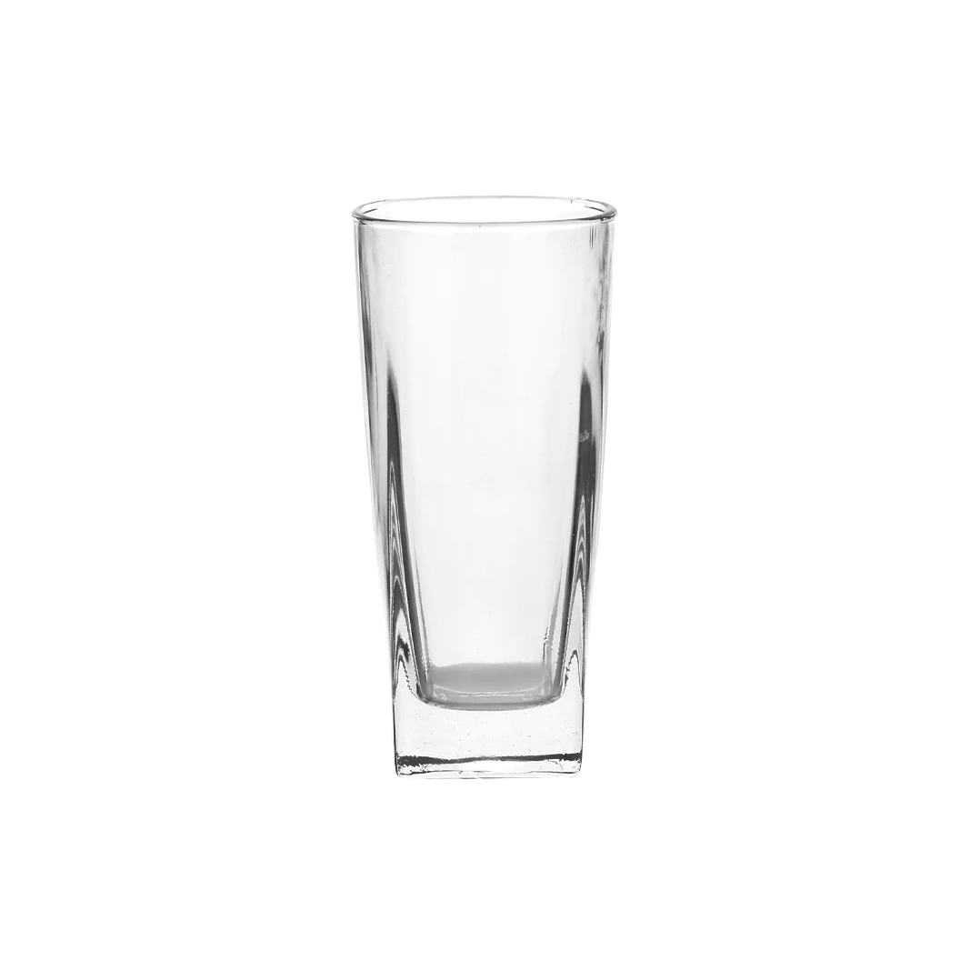 Highball Squared Glass Cup x6 270 ml - lunazchef.shop