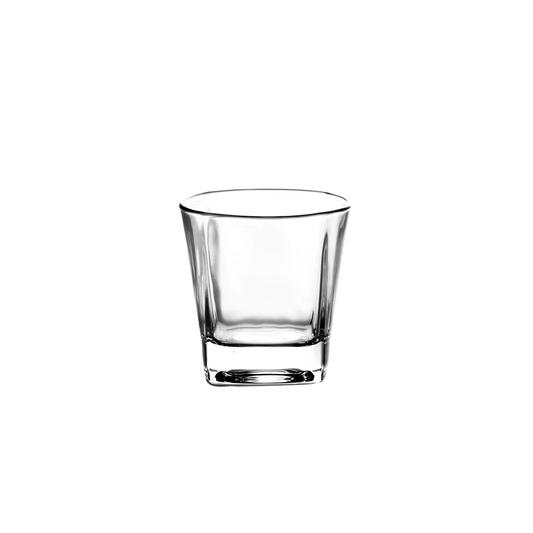 Lowball Squared Glass Cup x6 250 ml - lunazchef.shop