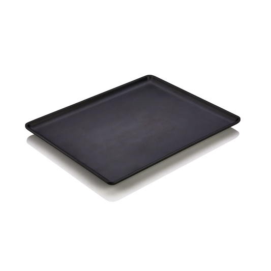 Mat Black Tray 31.5x25.7 cm Code 413 - lunazchef.shop