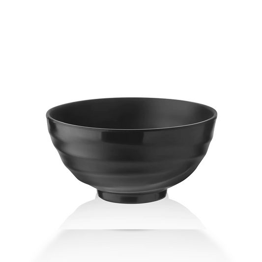 Medium Round Bowl Black Mat Finish 16 cm - lunazchef.shop