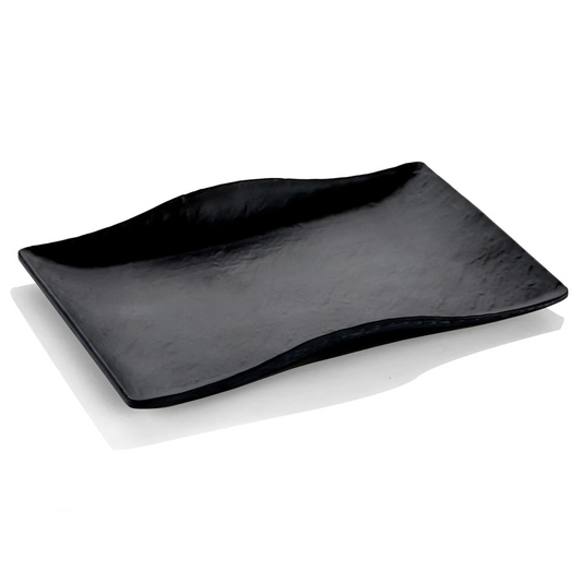 Melamine Black Display Tray 32x21cm - lunazchef.shop