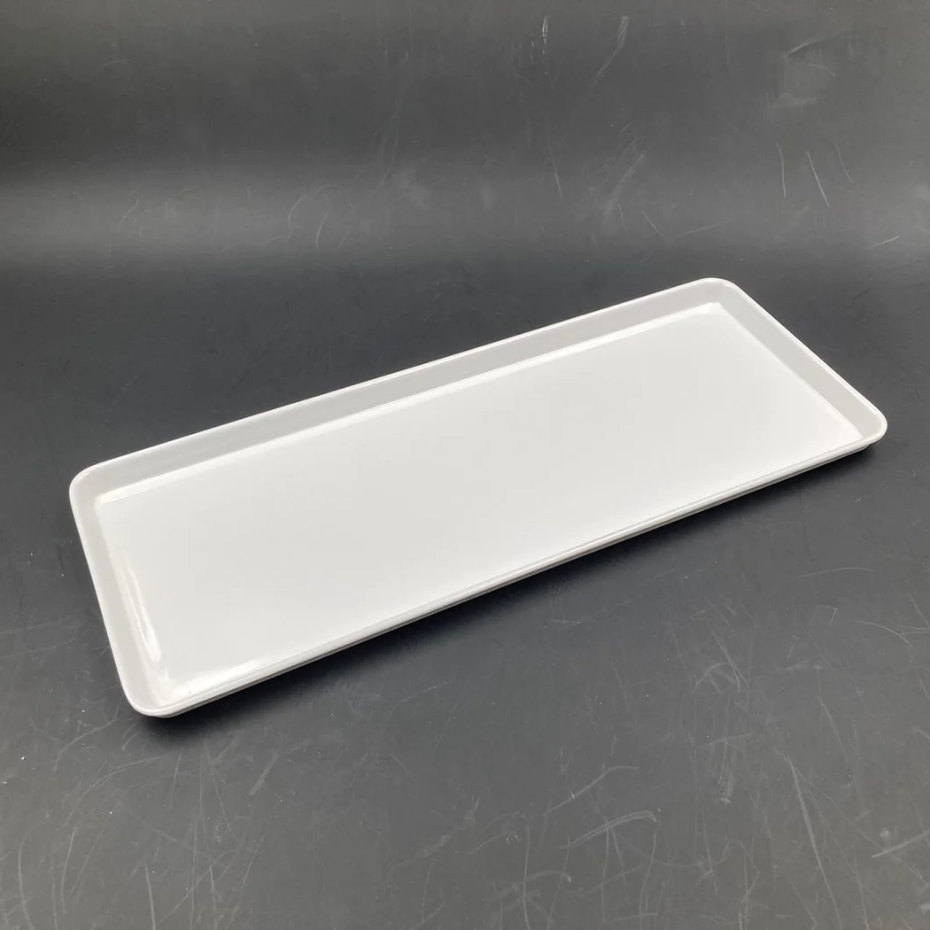 Melamine Long Flat Dish 39 cm - lunazchef.shop