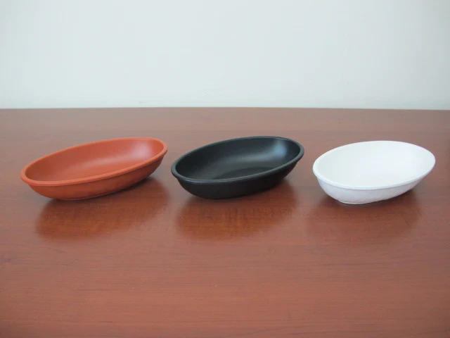 Melamine Matte Oval Dish 21.5 cm