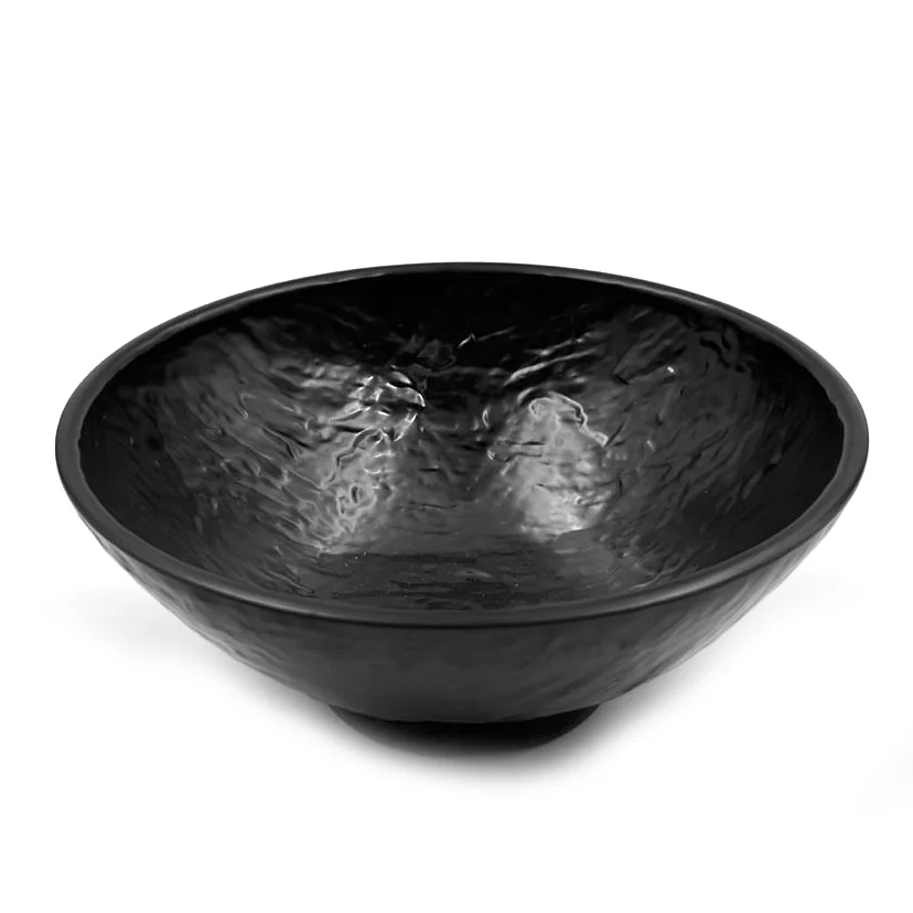 Melamine Round Footed Salad Bowl 7" - 17.7cm - lunazchef.shop