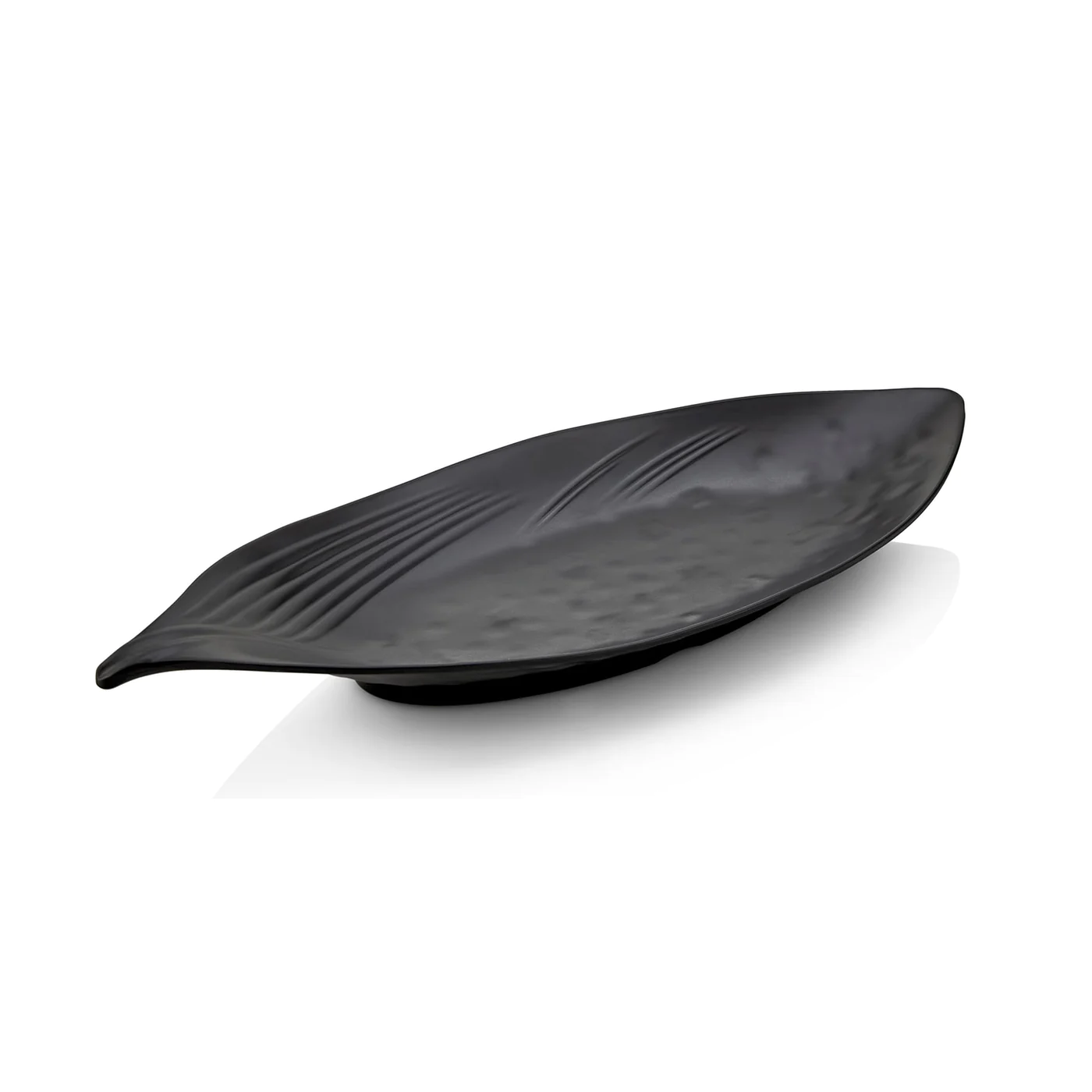 Melamine leaf shape oval plate 27 cm - lunazchef.shop